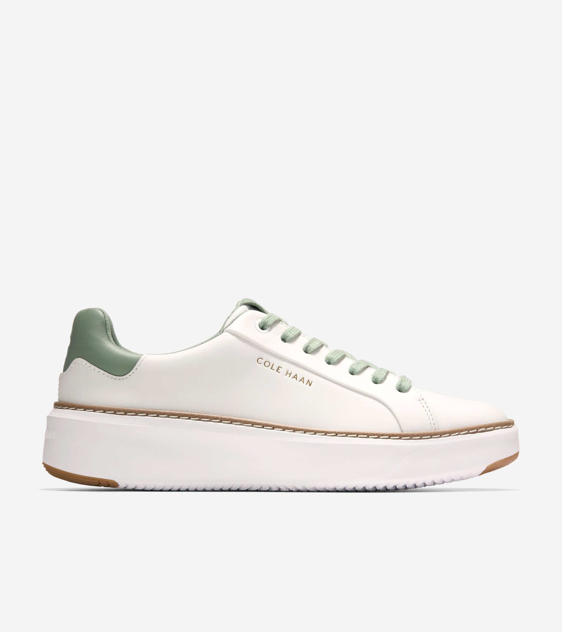 W36267:OPTIC WHITE / LILY PAD LEATHER