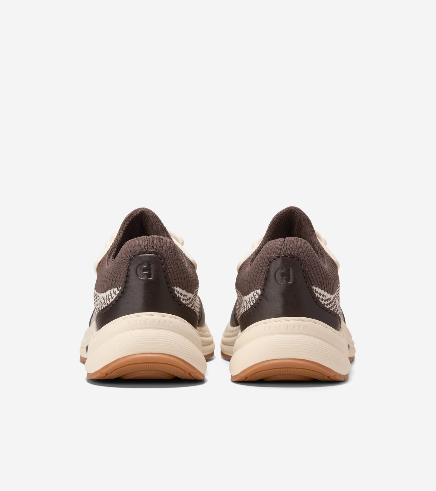 W34630:DK CHOCOLATE & IVORY KNIT/DK CHOCOLATE/IVORY-DK CHOCOLATE