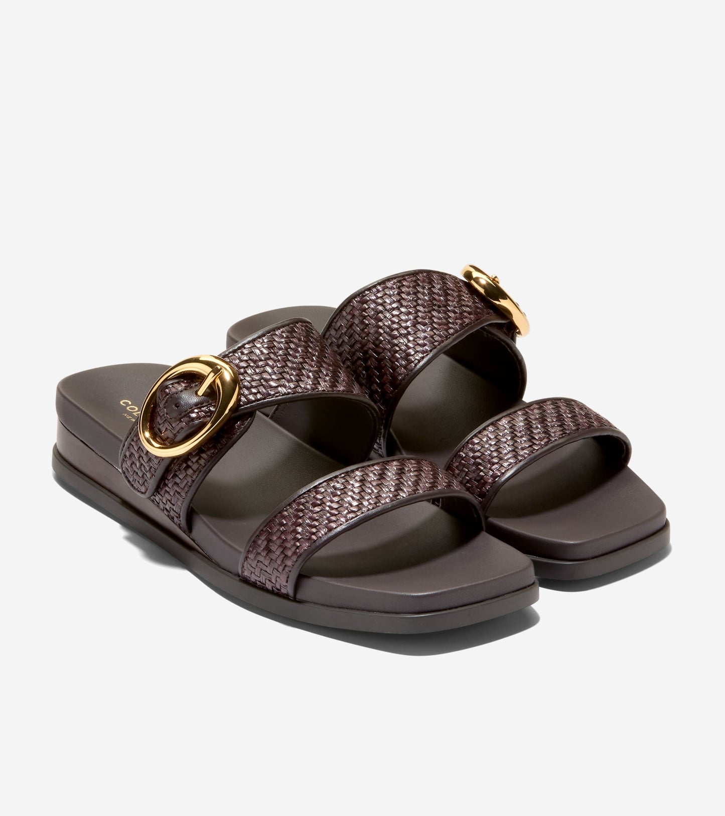 W36911:DK BROWN RAFFIA