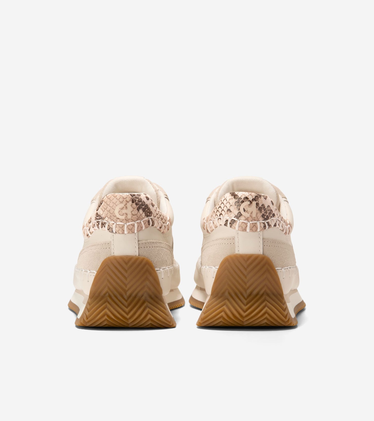 W36276:CH POWDER LTHR / SAND DOLLAR SDE / MOJAVE SNAKE PRINT LTHR