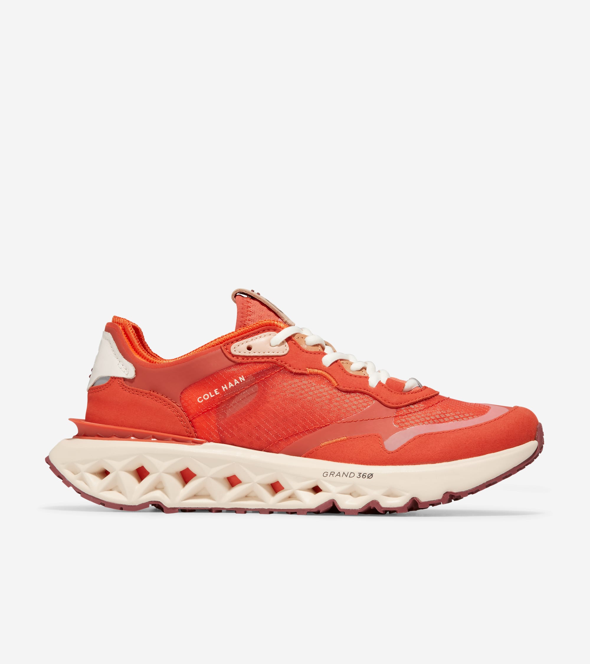 C36568:BURNT OCHRE/SCARLET ORANGE/ALABASTER GLEAM