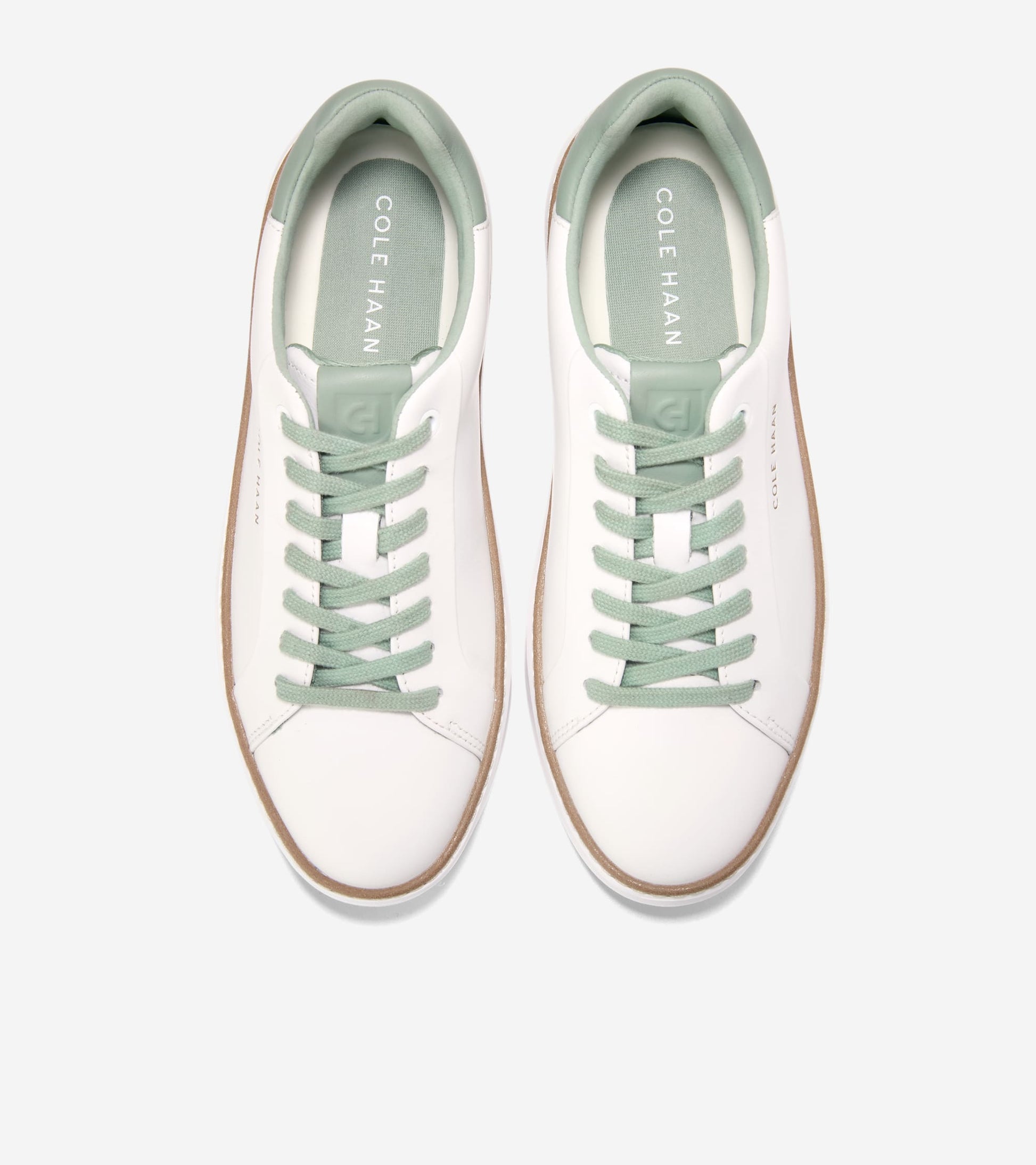 W36267:OPTIC WHITE / LILY PAD LEATHER