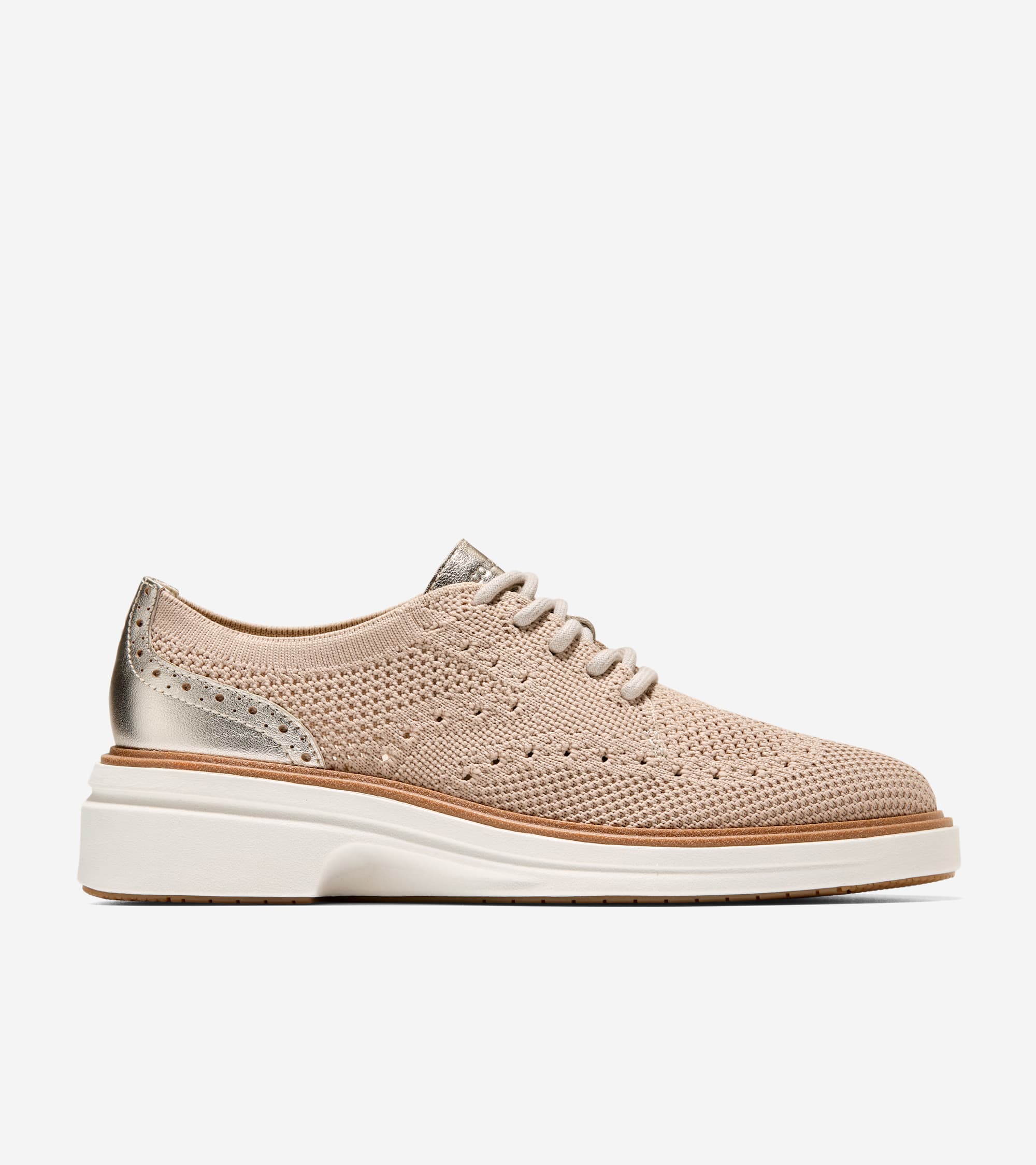 W36986:CH LT SESAME STITCHLITE / SOFT GOLD LTHR