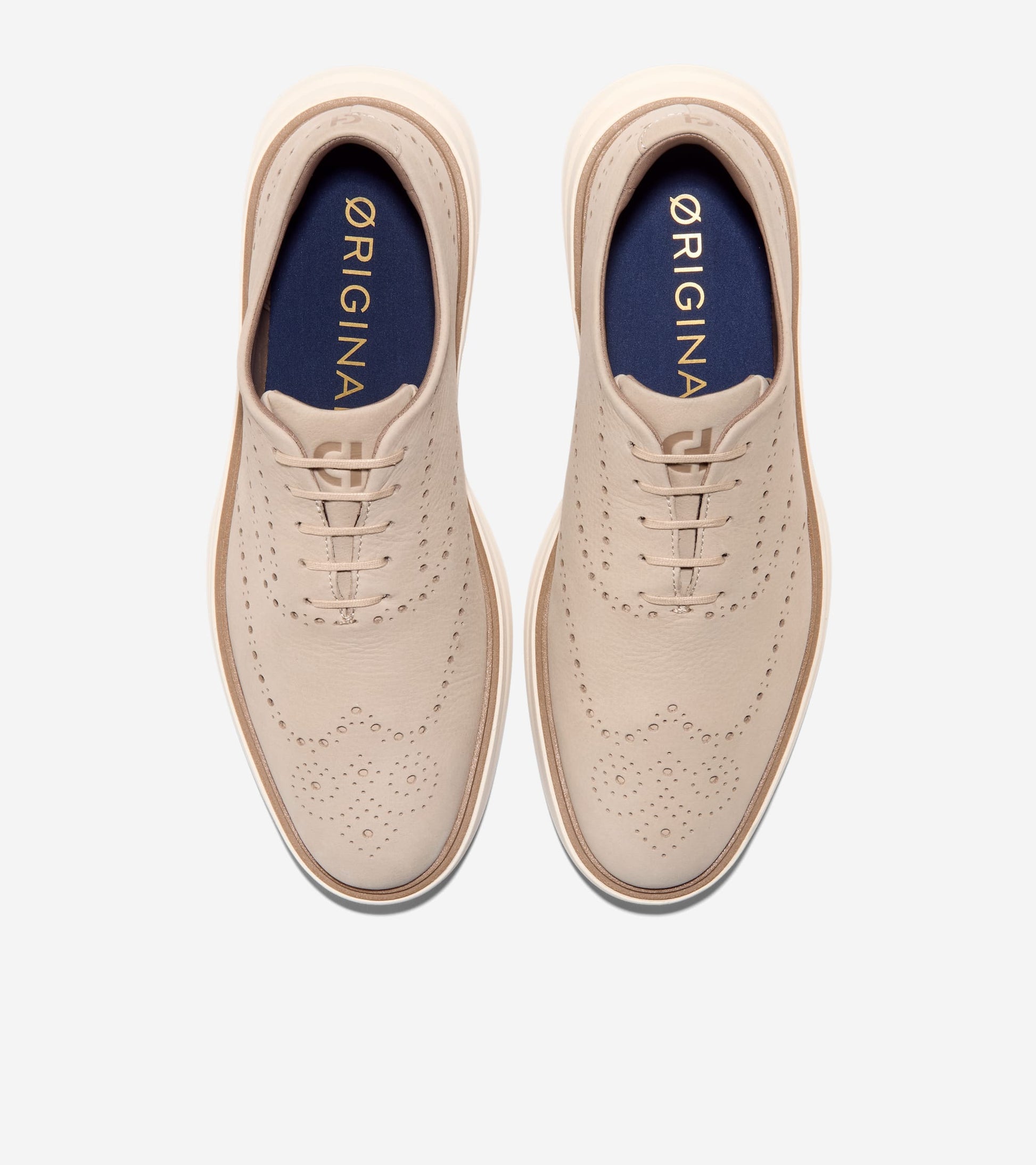 C43242:OXFORD TAN NUBUCK / CH NATURAL / IVORY