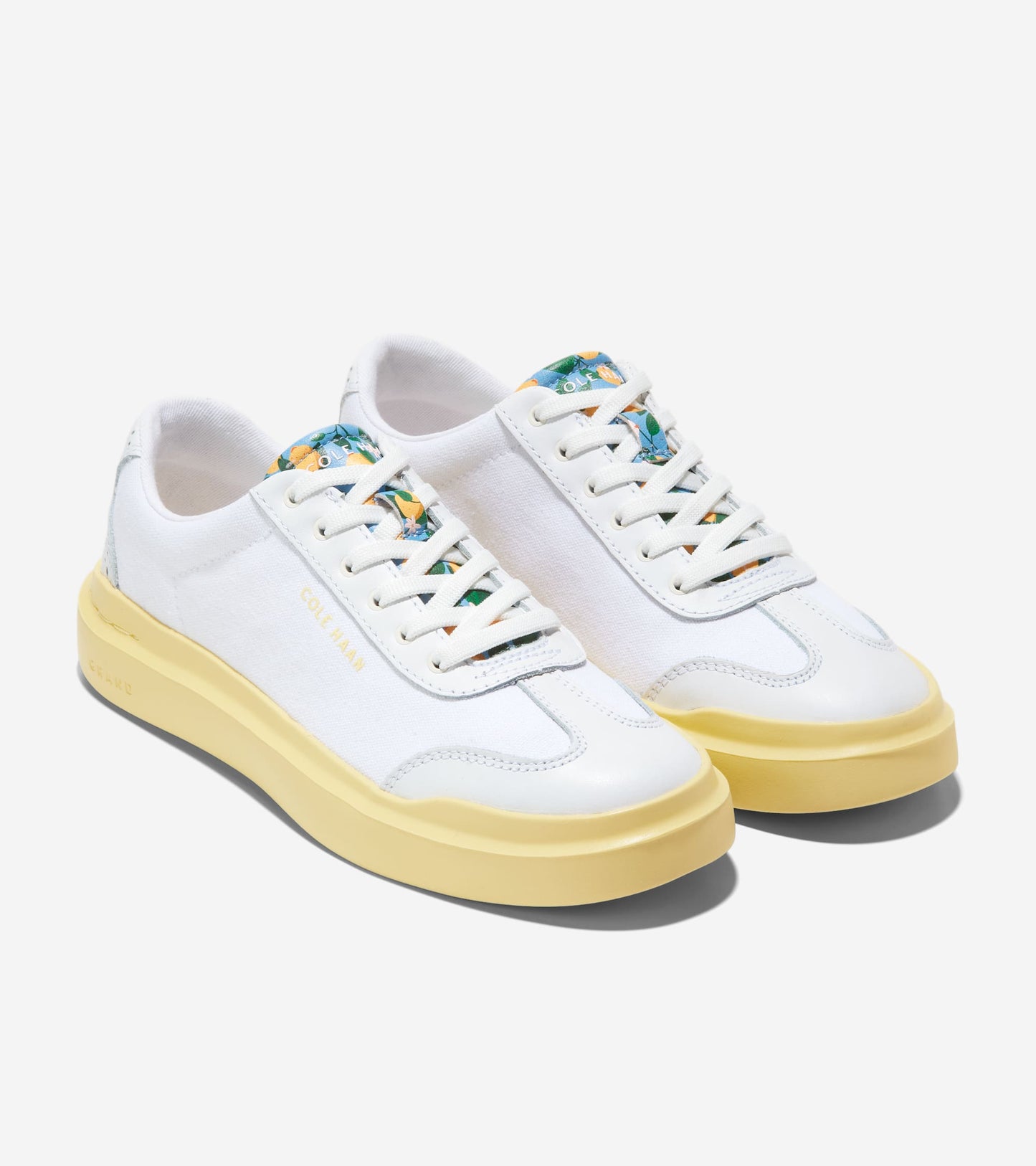 W27817:OPTIC WHITE CANVAS/LEMON PRINT/LEMON MERINGUE