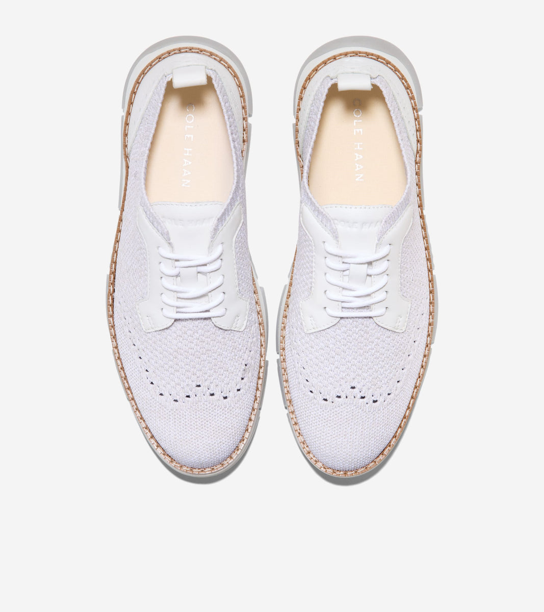 W32496:HARBOR MIST & WHITE KNIT/LEATHER/WHITE