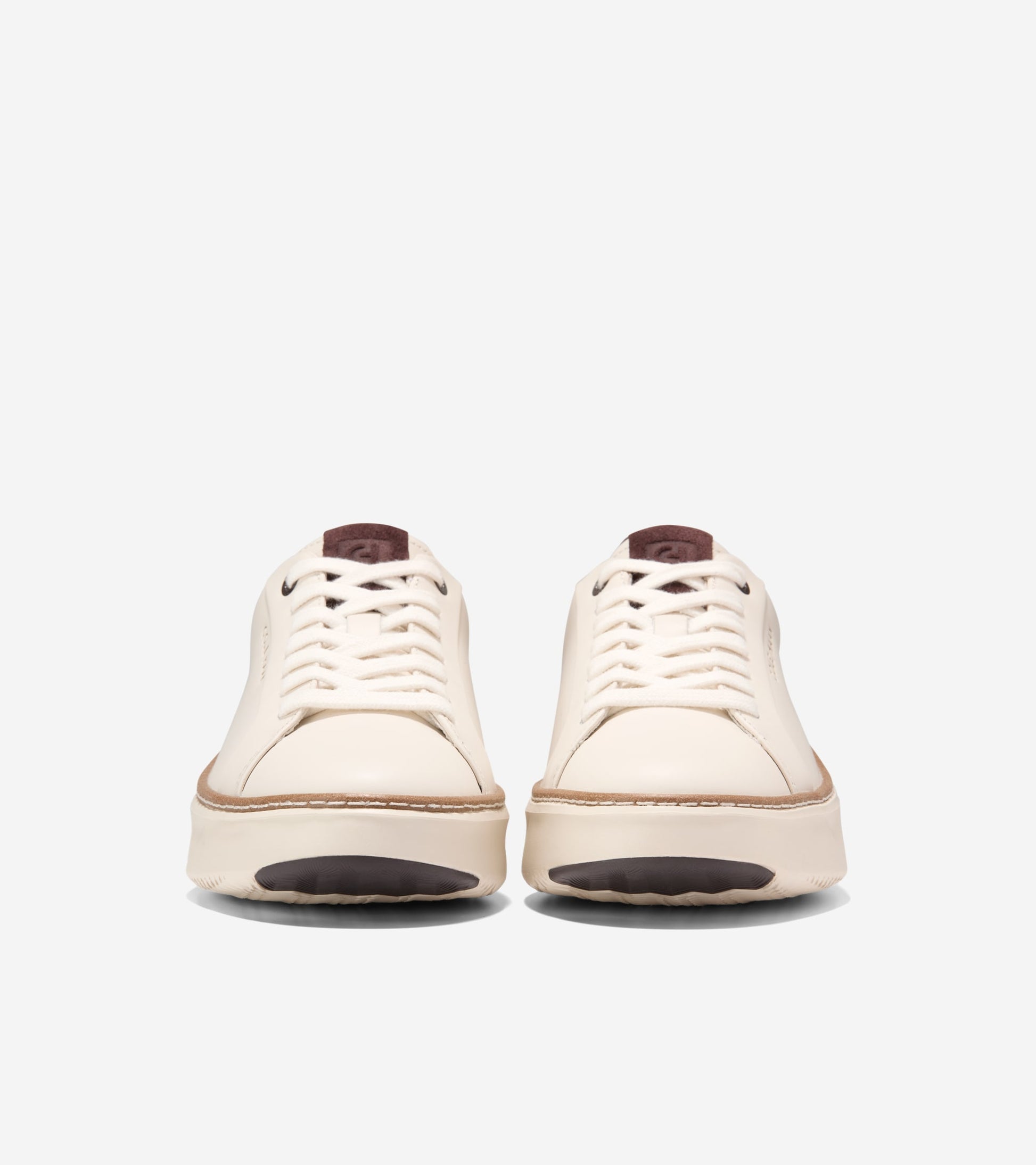 W34763:IVORY/DK CHOCOLATE SUEDE/IVORY
