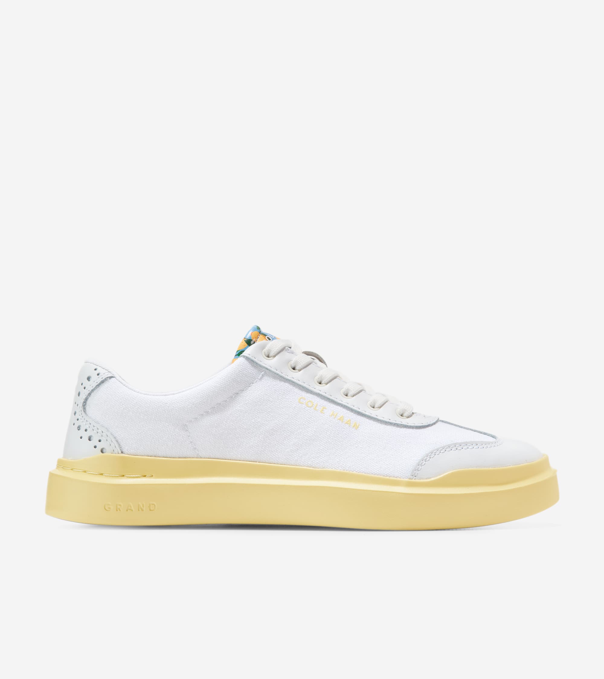 W27817:OPTIC WHITE CANVAS/LEMON PRINT/LEMON MERINGUE