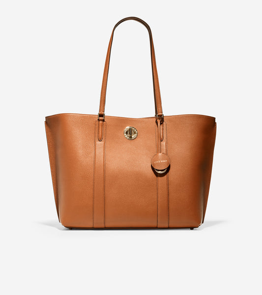 Women's Large Turnlock Tote